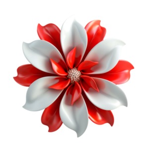 Vibrant Flower PowerPoint clipart graphic preview.
