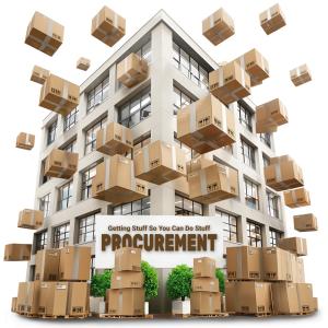 Procurement Office Customizable PowerPoint clipart graphic preview.