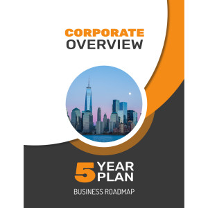 Corporate Overview Customizable PowerPoint clipart graphic preview.