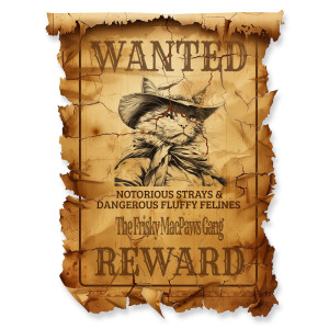 Custom Wanted Poster Customizable PowerPoint clipart graphic preview.