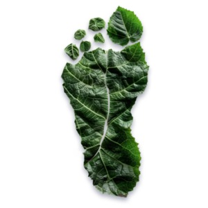 Nature's Footprint PowerPoint clipart graphic preview.