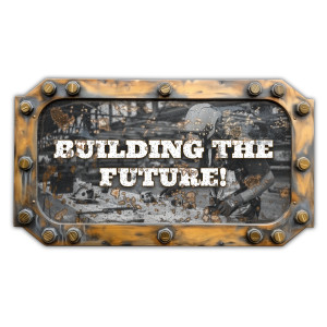 Bronze Metal Sign Customizable PowerPoint clipart graphic preview.