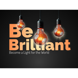 Be Brilliant Customizable PowerPoint clipart graphic preview.