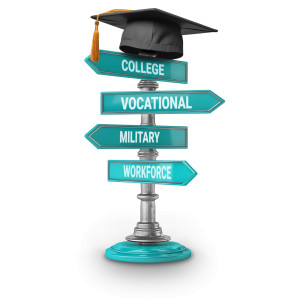 graduate direction sign Customizable PowerPoint clipart graphic preview.