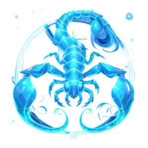Zodiac Scorpius Scorpion PowerPoint clipart graphic preview.