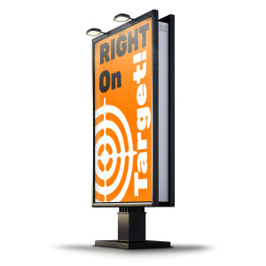 Vertical Billboard Customizable PowerPoint clipart graphic preview.