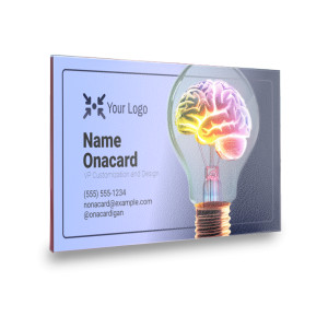 Basic Card with Image Customizable PowerPoint clipart graphic preview.