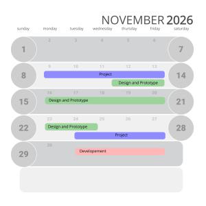 Weekly Planner Customizable PowerPoint clipart graphic preview.