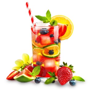 Summer Refreshment Drink PowerPoint clipart graphic preview.