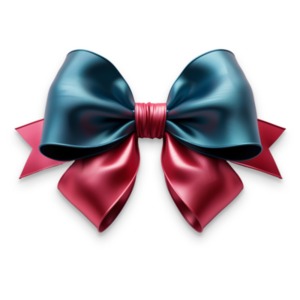 Glossy Ribbon PowerPoint clipart graphic preview.