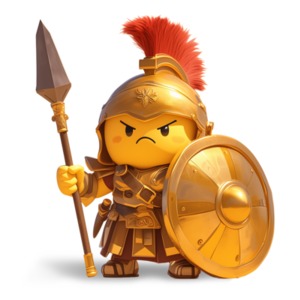 Roman Centurion Emoji PowerPoint clipart graphic preview.
