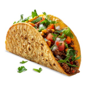 A Delicious Taco PowerPoint clipart graphic preview.
