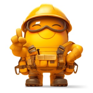 Safety Thumbs Up Emoji PowerPoint clipart graphic preview.