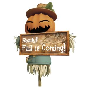 scarecrow Customizable PowerPoint clipart graphic preview.