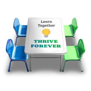 Group Learning - Custom Customizable PowerPoint clipart graphic preview.