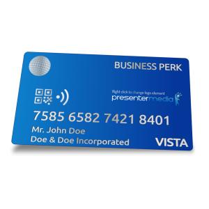 Credit Card Customizable PowerPoint clipart graphic preview.