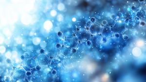 Molecular Structure Background PowerPoint clipart graphic preview.