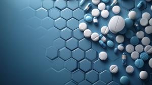 Pharmaceutical Background Design PowerPoint clipart graphic preview.
