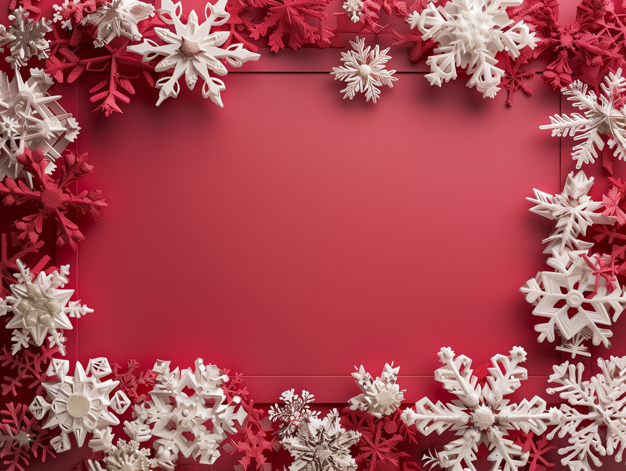 High-resolution clipart illustration of Festive Snowflake Background, designed for seasonal marketing campaigns, corporate event presentations, and holiday promotions.