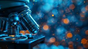 Scientific Exploration Background PowerPoint clipart graphic preview.