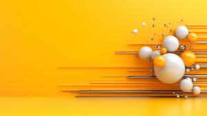 Dynamic Abstract Design PowerPoint clipart graphic preview.