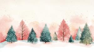 Winter Wonderland Background PowerPoint clipart graphic preview.