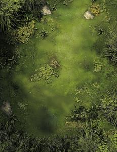Lush Green Landscape PowerPoint clipart graphic preview.