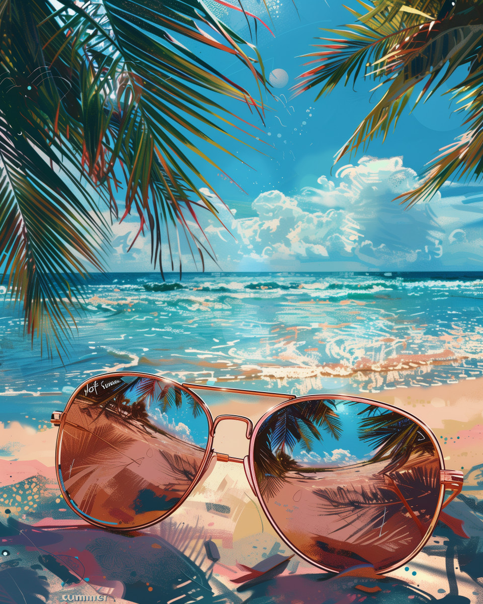 High-resolution clipart illustration of Tropical Beach Reflection

, designed for global supply chain logistics, international market analysis, and regional business expansion tracking.