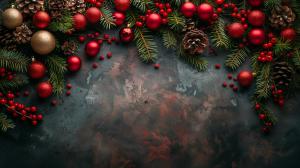 Christmas Celebration Background PowerPoint clipart graphic preview.