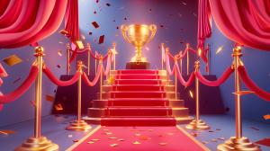 Award Ceremony Background PowerPoint clipart graphic preview.