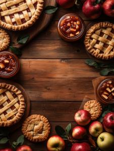Apple Pie Delight PowerPoint clipart graphic preview.
