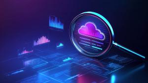 Cloud Computing Visualization PowerPoint clipart graphic preview.