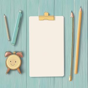 Creative Workspace Background PowerPoint clipart graphic preview.