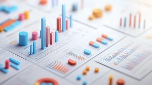Data Visualization Background PowerPoint clipart graphic preview.