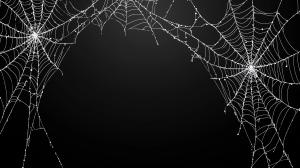 Spider Web Background Design PowerPoint clipart graphic preview.