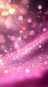 Sparkling Pink Background PowerPoint clipart graphic preview.