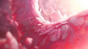 Elegant Pink Abstract Background PowerPoint clipart graphic preview.