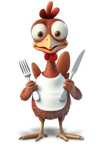 Turkey Ready To Eat -  Image PowerPoint clipart graphic preview.