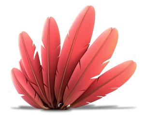 Turkey Feathers PowerPoint clipart graphic preview.