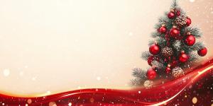Festive Christmas Background PowerPoint clipart graphic preview.