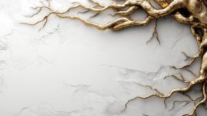 Elegant Tree Branch Design PowerPoint clipart graphic preview.