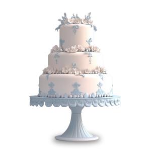 Decretive Party Cake  Image PowerPoint clipart graphic preview.