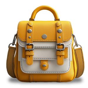 Children's School Bag PowerPoint clipart graphic preview.