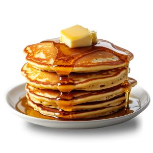 Stack Of Pancakes PowerPoint clipart graphic preview.