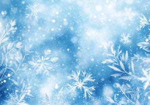 Abstract Winter Background PowerPoint clipart graphic preview.