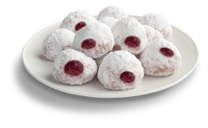 Sufganiyot Jelly Pastry PowerPoint clipart graphic preview.