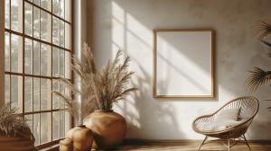 Modern Living Room Design PowerPoint clipart graphic preview.