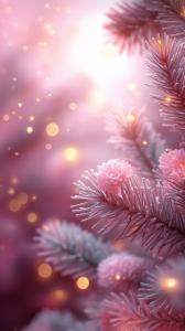 Pink Christmas Background PowerPoint clipart graphic preview.