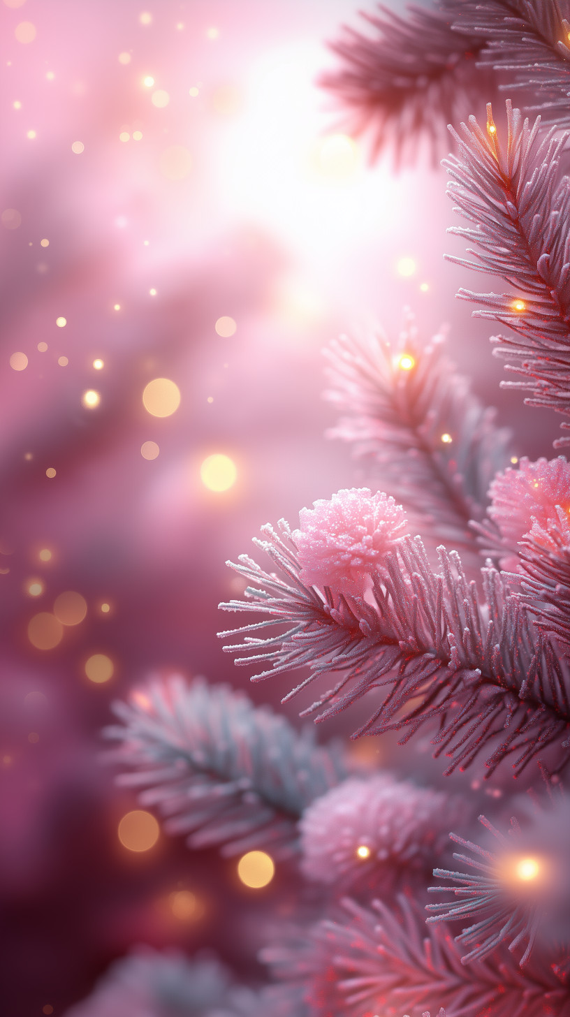 High-resolution clipart illustration of Pink Christmas Background, designed for seasonal marketing campaigns, corporate event presentations, and holiday promotions.