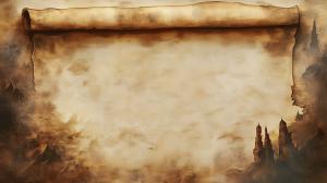 Ancient Parchment Background PowerPoint clipart graphic preview.
